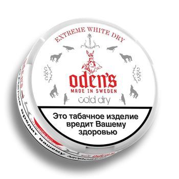 Жевательный табак ODEN'S Extreme white dry | Cold Dry (SWE) 13г